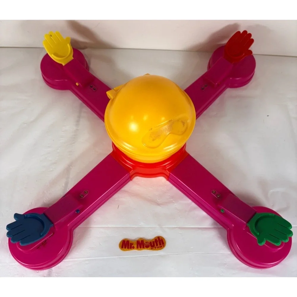 1976 TOMY Mr. Mouth Game - Has Instructions and Most Pieces - Mouth Doesn't Work